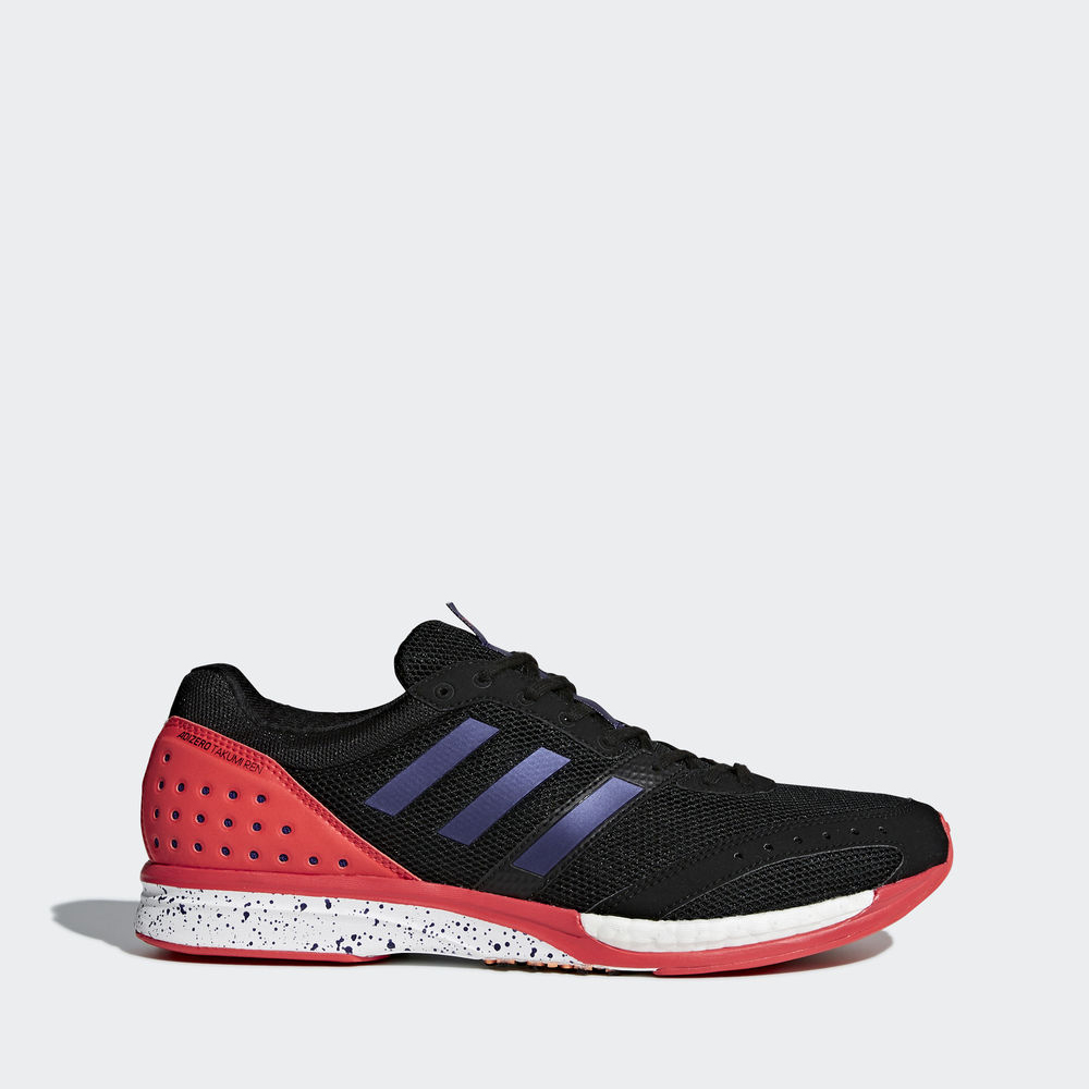 Adidas Adizero Takumi Ren 3 - παπουτσια για τρεξιμο ανδρικα - Μαυρα/Μωβ/Κοκκινα,Μέγεθος: EU 36 – 54